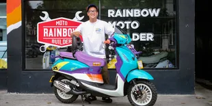 Kalcer Maksimal! Grand Filano Hybrid Ini Disulap Jadi Skutik Urban Rally 80-an yang Super Nyentrik