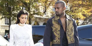Kanye West Sempat Bikin Kim Kardashian Nangis, Ada Apa?