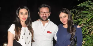 Kareena Lahirkan Taimur, Saif dan Karisma Rayakan Dengan Sampanye