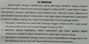 Karena Pilkada, Perayaan Valentine di Kota Ini Diundur Hari Kamis