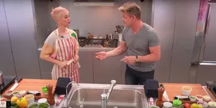 Katy Perry dan Gordon Ramsey Masak Bareng, Seru dan Gokil