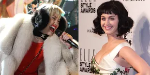 Katy Perry Nikmati Momen Ciuman Dengan Miley Cyrus