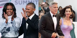 Keakraban Keluarga Barack Obama - George Clooney Saat Liburan Mewah di Italia