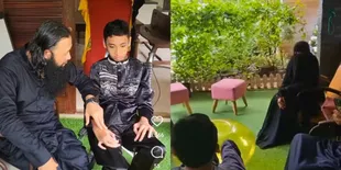 Kedatangan Tamu Spesial, Begini Potret Peggy Melati Sukma dan Syaikh Reza Bertemu dengan Naja Hafidz Quran