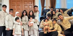 Kekompakan Keluarga Fuji di Momen Idul Fitri, Pakai Outfit Seragam & Foto Bahagia Bersama