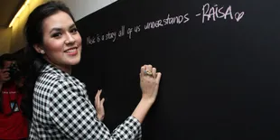 Kencan Bareng Fans di Valentine, Raisa Super Takjub!