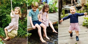 Kensington Palace Rilis Foto Terbaru Anak-Anak Kate Middleton, Nggemesin Banget!