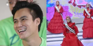 Kepincut Finalis Putri Muslimah Indonesia, Baim Wong: 'I Love You'