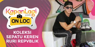 Keren! Intip Koleksi Sepatu Ruri Repvblik di Rumahnya