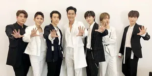 Keseruan Super Junior di Backstage Penutupan Asian Games 2018, Selfie Bareng!