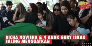 Ketegaran Richa Novisha &#38; 4 Anak Alm Gary Iskak Saling Menguatkan Di Tengah Derasnya Air Mata