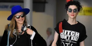 Ketemu Camer, Begini Penampilan Pacar Wanita Cara Delevingne