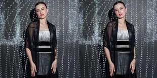 Kimberly Ryder Kenakan Gaun Vintage Milik Ibunda di Resepsi Luna Maya dan Maxime Bouttier