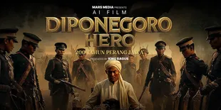 Kisah Pangeran Diponegoro Hadir Lewat Film AI Perdana di Indonesia, 'DIPONEGORO HERO'