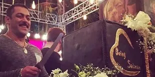 Kisah Unik dan Harga Mahal Kue Ultah ke-50 Salman Khan, Istimewa