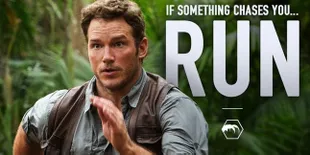 Kocak, Chris Pratt Bermain di 'JURASSIC WORLD' Tanpa Stuntman