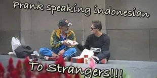 Kocak, Deretan Bule Ini Dikerjain Pakai Bahasa Indonesia
