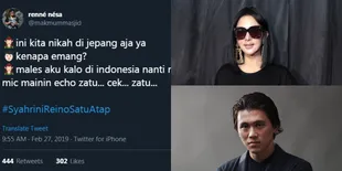 Kocak! Sederet Alasan Syahrini - Reino Barack Nikah di Jepang Menurut Netizen Twitter