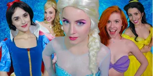 Kolaborasi Elsa 'FROZEN' Bersama Princess Disney? Merdu!