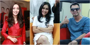 Kompaknya Raffi Ahmad, Zaskia dan Ayu Ting Ting di Backstage