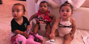 Kumpul Bareng, Bayi-Bayi Kardashian Hadiri Acara Cupcake Party