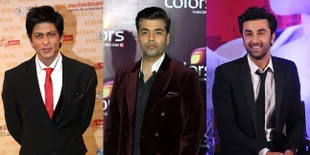 Pose SRK Bareng Dua Sahabatnya, Mana Yang Lebih Ganteng?