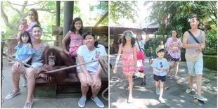 Libur Lebaran, Ussy dan Andhika Pratama Ajak Anak-Anak ke Bali