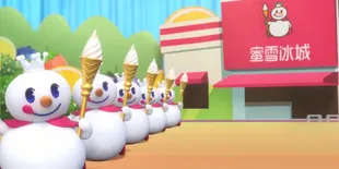 Lirik Lagu 'M&#236; Xu&#283; B&#299;ng Ch&#233;ng Zh&#468; T&#237; Q&#468;' - Mixue Theme Song, Iklan Mixue yang Bikin Candu