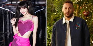 Lisa BLACKPINK Bagikan Foto Bareng Neymar, Bikin Salfok Karena Nempel Banget!