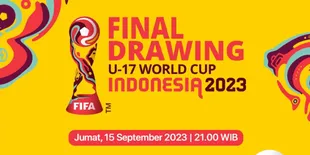 Live Streaming Drawing Piala Dunia U-17 2023 Akan Disiarkan di Vidio, Jangan Sampai Terlewat!
