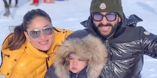 Lucunya Taimur Kala Ikut Kareena Kapoor dan Saif Ali Khan Nge-Gym