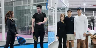 Main Padel Bareng, Verrell Bramasta Sigap Melindungi Fuji dari Bola