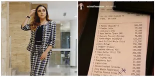 Makan Bareng Pacar Bule & Ortu, Salmafina Unggah Tagihan Makanan Yang Bikin Gagal Fokus, Jutaan Rupiah Sekali Makan!