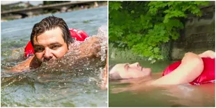 Malas Kena Macet, Bule Jerman Pilih Renang Tiap Berangkat Kerja