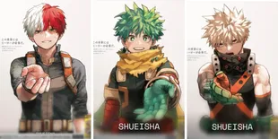 Mangaka 'MY HERO ACADEMIA Tampilkan Poster Spesial, Bentuk Perpisahan kepada Hero Utama