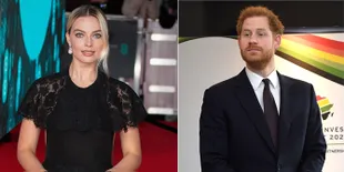 Margot Robbie Sampaikan Pidato Kemenangan Brad Pitt &#38; Singgung Nama Harry di Depan Pangeran William