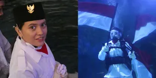 Marsha Aruan Kibarkan Bendera di Akuarium Seaworld, El Rumi Merasa Bangga