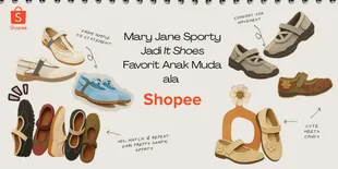 Mary Jane Sporty Jadi It Shoes Anak Muda, Intip Alasan Sepatu Viral Ini Ramai Dicari di Shopee