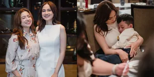 Masih Berhubungan Baik, 7 Potret Kedekatan Syifa Hadju dengan Kakak Mantan Kekasihnya - Pangku Keponakan Rizky Nazar yang Tidur