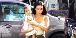 Masih Kecil, North West Sudah Berani Berdandan Rebel