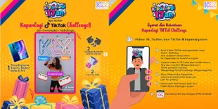 Mau Hadiah Jutaan Rupiah? Yuk Ikutan Kapanlagi Tiktok Challenge!
