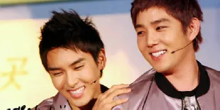 Member Super Junior, Kangin &#38; Ryeowook Sore Ini Tiba di Jakarta
