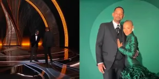Mengamuk Sang Istri Dihina, 9 Potret Detik-Detik Will Smith Tampar Chris Rock Dalam Acara OSCAR 2022