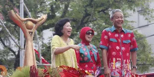 Meriahkan FFI, 5 Ribu Warga Semarang Senam Bareng Artis