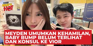Meyden Umumkan Kehamilan Pertamanya, Pamer Foto USG - Konsul ke Vior Yang Sudah Pengalaman