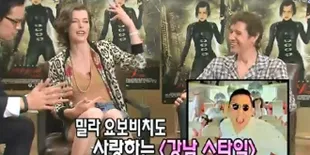 Milla Jovovich Pun Terjangkit Virus Gangnam Style!
