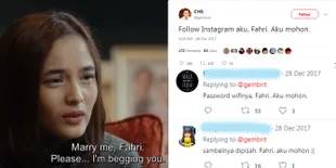 Minta Pasang Elpiji - Angkat Jemuran, 'Nikahi Aku Fahri, Aku Mohon' Jadi Meme Kocak