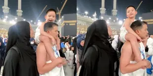 Momen Athar Anak Citra Kirana Ikut Umrah, Digendong Saat Tawaf