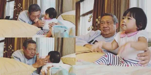 Momen Baby Gayatri Hibur SBY, Jadi Obat Penawar Rindu Pada Ani Yudhoyono