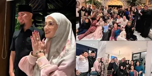 Momen Halalbihalal Mulan Jameela dan Ahmad Dhani di Kediaman Nurul Arifin, Bersama Seleb Senior Lainnya